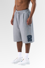 Load image into Gallery viewer, Classic Pintuck Sweat Shorts Melange Gray
