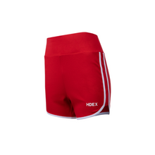 Load image into Gallery viewer, Women's Rounding Color Scheme Line Shorts Red
