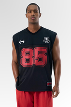 Load image into Gallery viewer, Mesh Football Sleeveless Black
