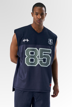Load image into Gallery viewer, Mesh Football Sleeveless Navy
