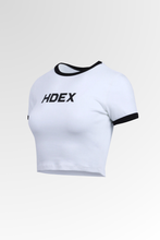 Load image into Gallery viewer, [DF CORPORATION] HDEX Womens Relax Fit Color Scheme Crop Top White
