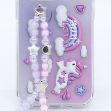 Load image into Gallery viewer, SECOND UNIQUE NAME Unicon Beads Phone Clear Case Pink
