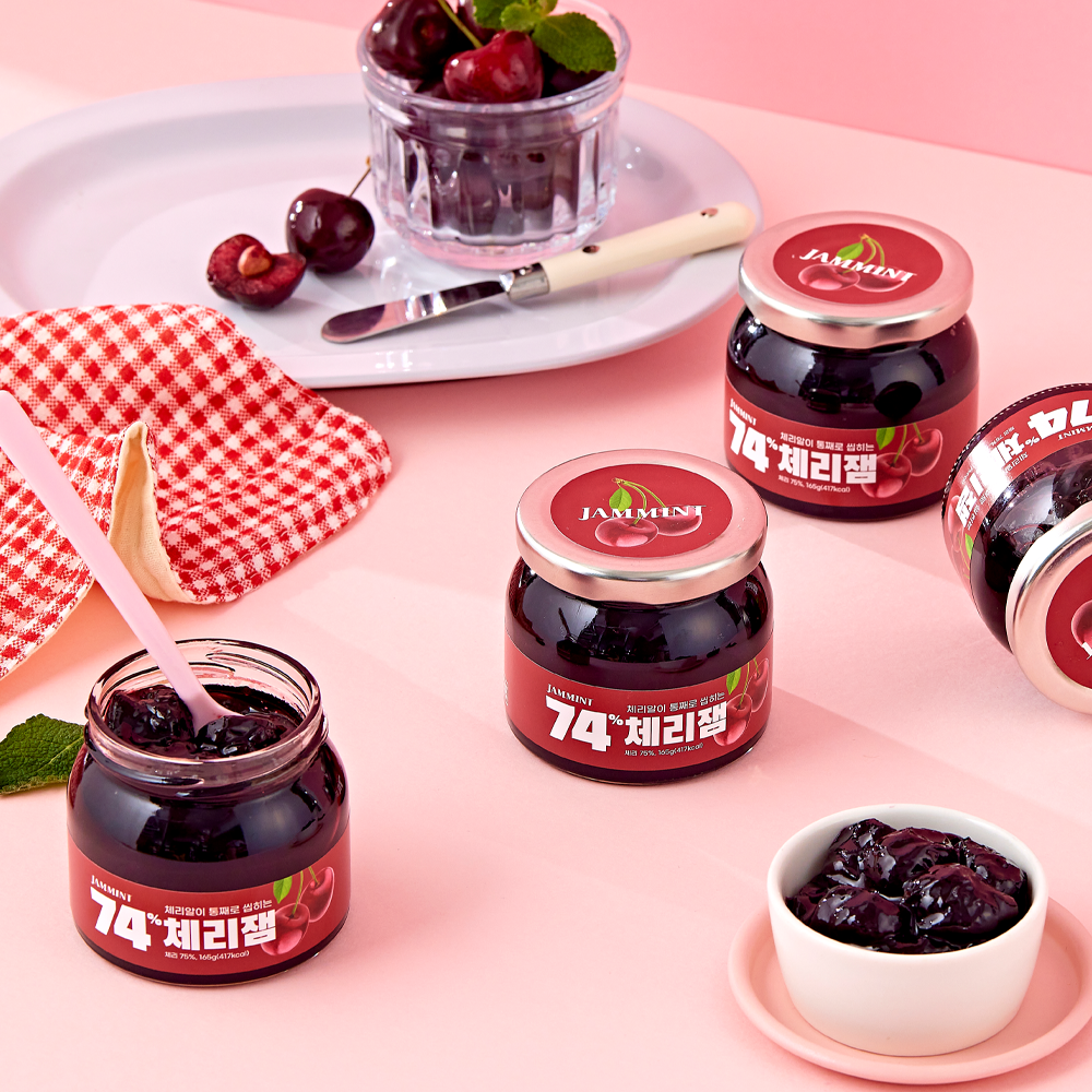 [JS INTERNATIONAL] JAMMINT 74% Cherry Jam SET 3ea