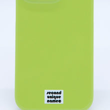 Load image into Gallery viewer, SECOND UNIQUE NAME Graphic Color Phone Case Lime Green
