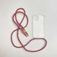 이미지를 갤러리 뷰어에 로드 , ARNO iPhone Case with Rope Strap Rainbow Red
