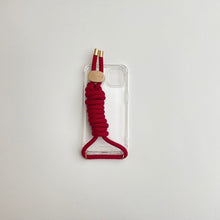 이미지를 갤러리 뷰어에 로드 , ARNO iPhone Case with Rope Strap Crimson Red
