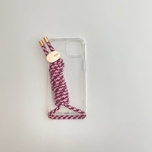 이미지를 갤러리 뷰어에 로드 , ARNO iPhone Case with Rope Strap Rose Purple
