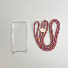 이미지를 갤러리 뷰어에 로드 , ARNO iPhone Case with Rope Strap Rainbow Red
