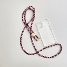 이미지를 갤러리 뷰어에 로드 , ARNO iPhone Case with Rope Strap Rose Purple
