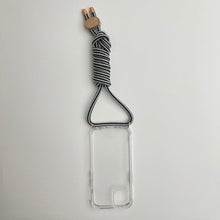 이미지를 갤러리 뷰어에 로드 , ARNO iPhone Case with Rope Strap Black White
