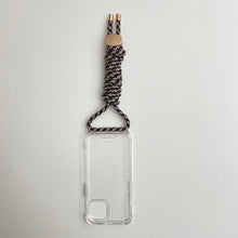 Load image into Gallery viewer, ARNO iPhone Case with Rope Strap Golden Blue
