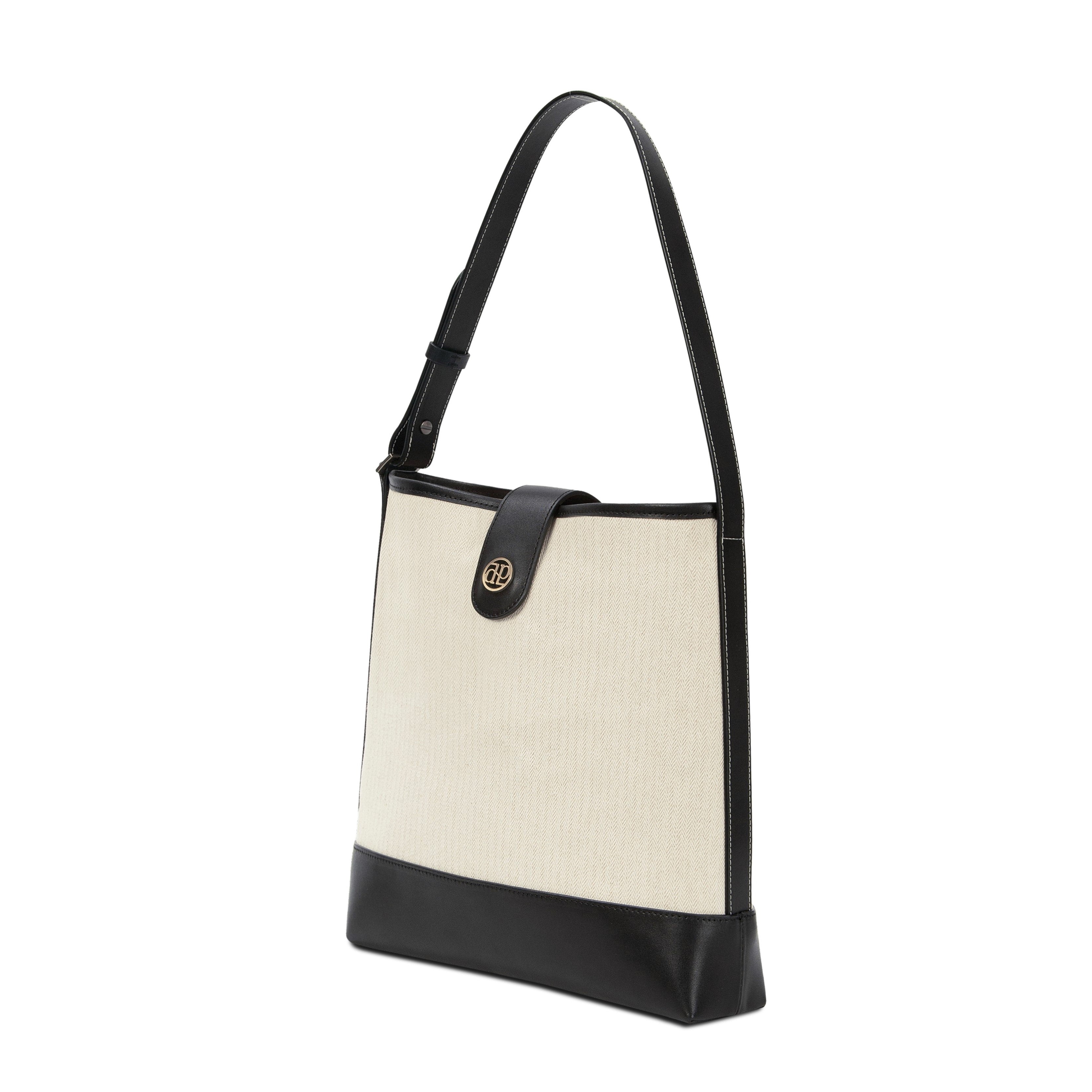 ◇depound◇ town bag (minicross) herringbone ivory town bag (mini-cross) - herringbone ivory - DEPOUND CO LTD