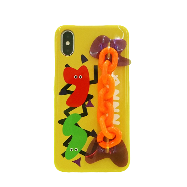 SECOND UNIQUE NAME Sun Case Neon Chain Yellow