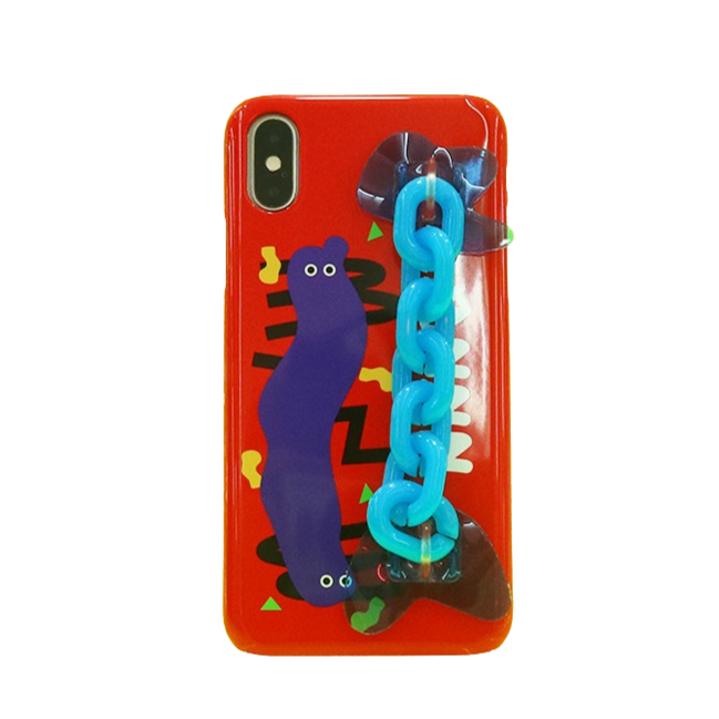 SECOND UNIQUE NAME Sun Case Neon Chain Red