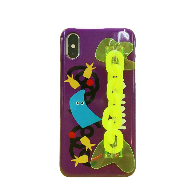 SECOND UNIQUE NAME Sun Case Neon Chain Purple