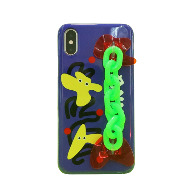 SECOND UNIQUE NAME Sun Case Neon Chain Blue