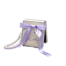이미지를 갤러리 뷰어에 로드 , SECOND UNIQUE NAME Clear Ballet Ribbon Purple (Z FLIP)
