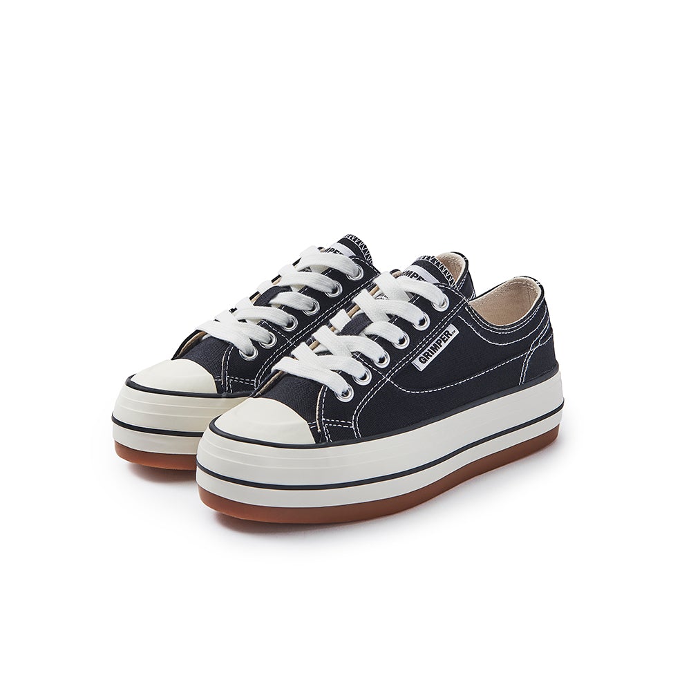 GRIMPER Porcanevas Canvas Sneakers Black