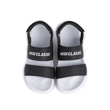 Load image into Gallery viewer, AKIII CLASSIC Quick Slide Ver.2 Sandals Black White
