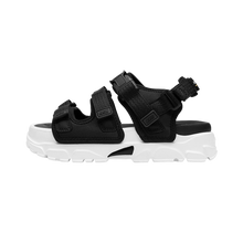 Load image into Gallery viewer, AKIII CLASSIC Granda Sandals Black White
