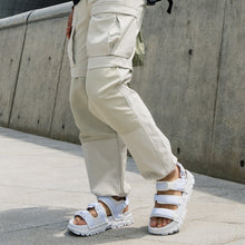 Load image into Gallery viewer, AKIII CLASSIC Granda Sandals Triple White
