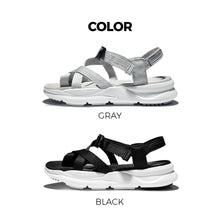 Load image into Gallery viewer, AKIII CLASSIC Bogota Sandals Black

