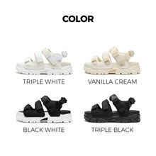 Load image into Gallery viewer, AKIII CLASSIC Granda Sandals Triple White
