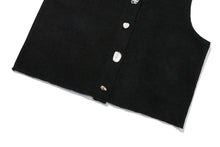 이미지를 갤러리 뷰어에 로드 , TARGETTO Candy Sleeveless Cardigan Black (IVE LIZ&#39;s pick)
