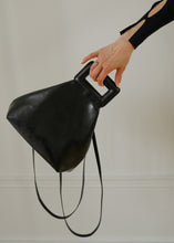 Load image into Gallery viewer, KWANI Square Handle Bagpack Black
