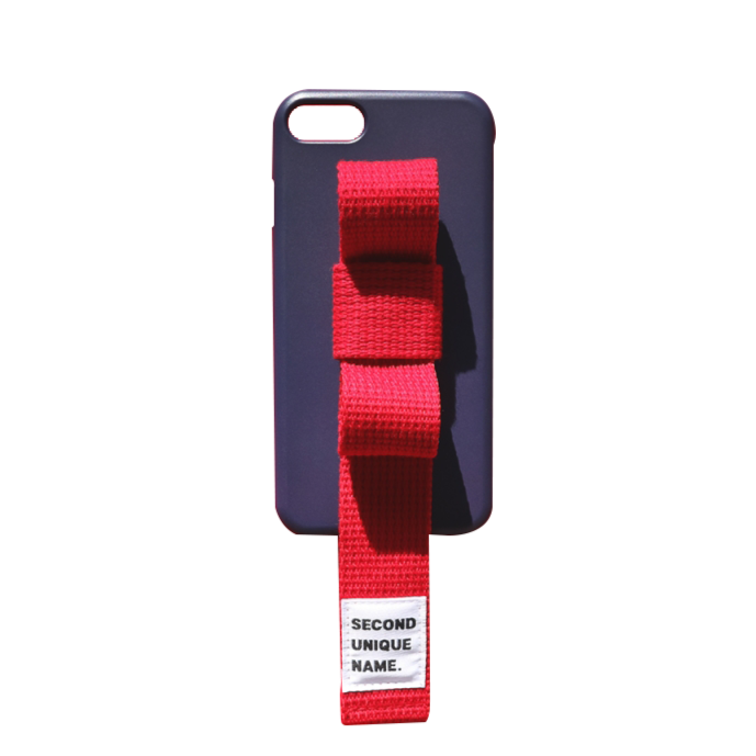 SECOND UNIQUE NAME Sun Case Ribbon Navy Red