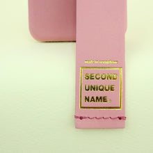 Load image into Gallery viewer, SECOND UNIQUE NAME Leather Card Case Indian Pink
