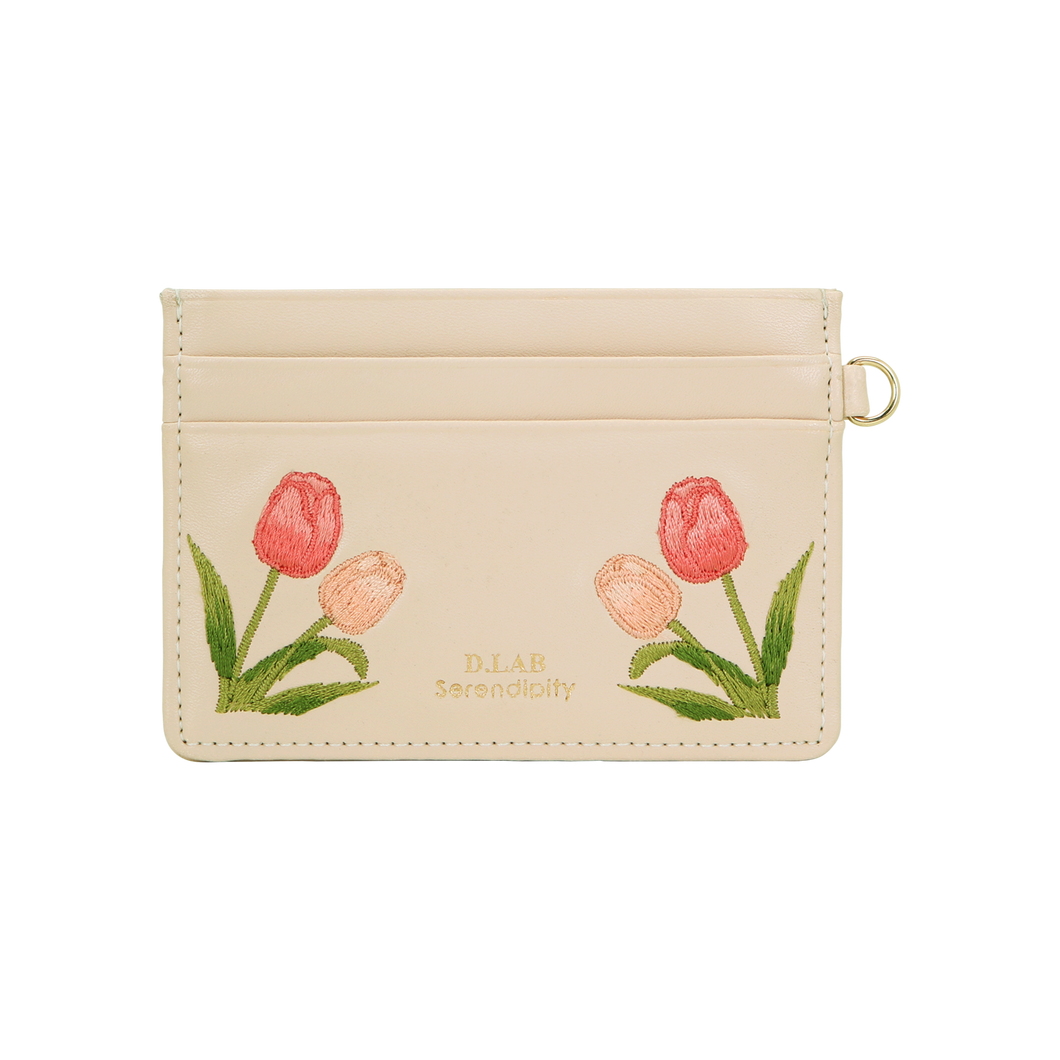 D.LAB Birth Flower Card Wallet January