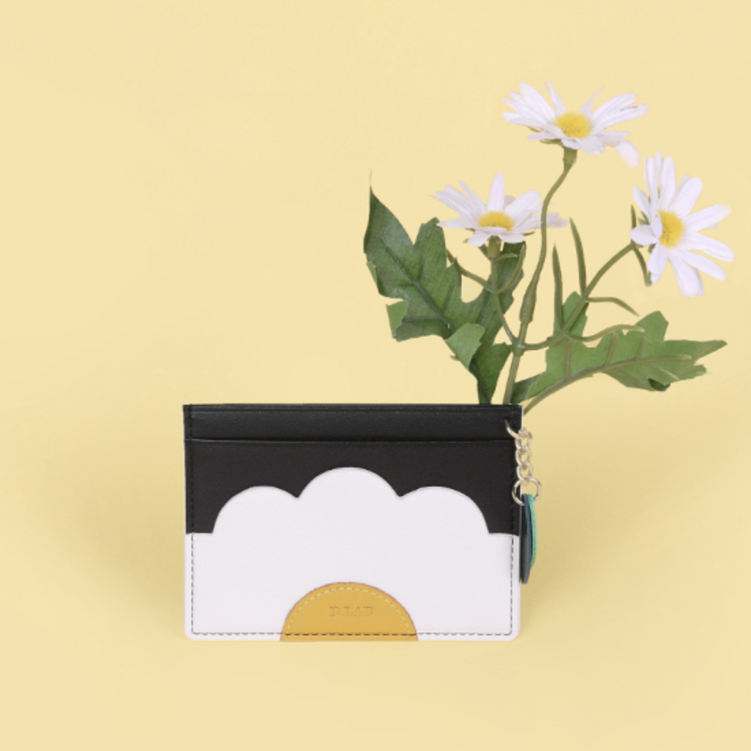 D.LAB Daisy card wallet Black