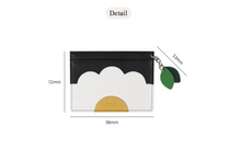 Load image into Gallery viewer, D.LAB Daisy card wallet Black
