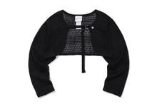 이미지를 갤러리 뷰어에 로드 , TARGETTO Crochet Bolero Cardigan Black
