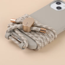 이미지를 갤러리 뷰어에 로드 , ARNO M2 Oatmeal Cream Phone Case with Rope Strap
