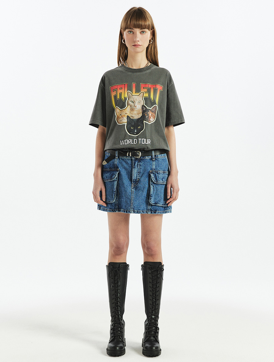 FALLETT Nero Band Short Sleeve Charcoal – NOTAG GLOBAL