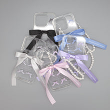 Load image into Gallery viewer, SECOND UNIQUE NAME Ballet Ribbon Clear Case Black
