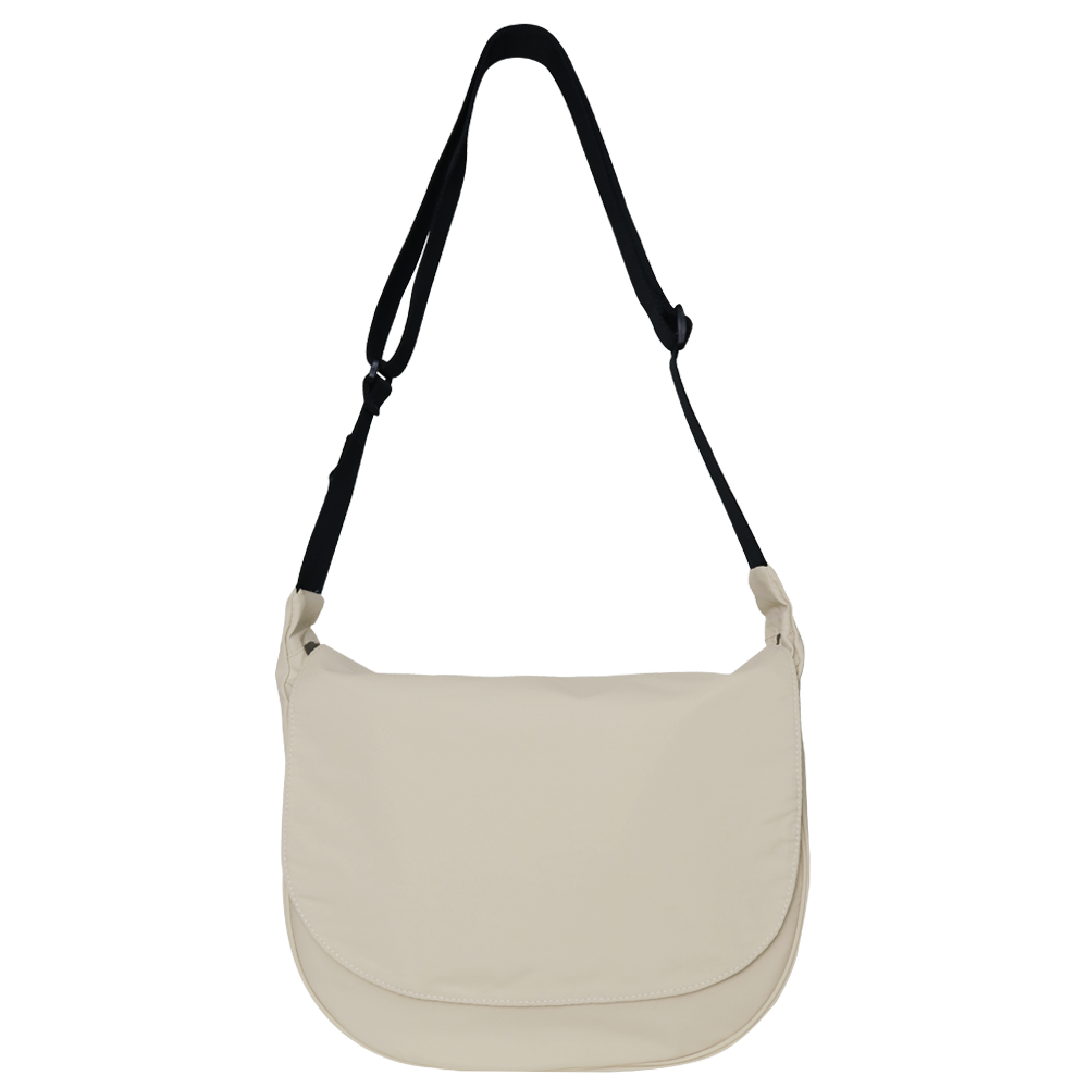 D.LAB Leo Daily Round Cross Bag Ivory