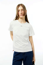 이미지를 갤러리 뷰어에 로드 , EMKM Supima Curlup Neck Embroidery Tshirts
