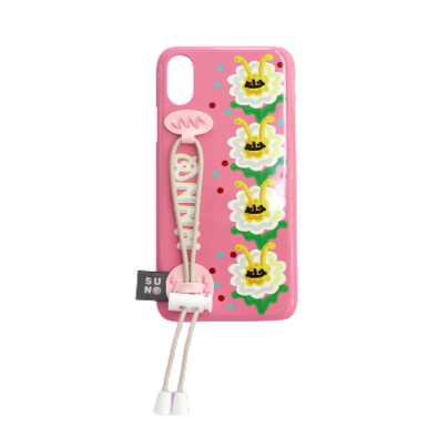 SECOND UNIQUE NAME Sun Case String Glossy Pink Lily