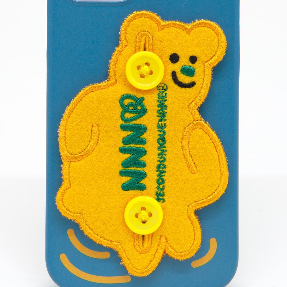 【限定数量】 SECOND UNIQUE NAME SUN CASE PATCH FUR BEAR SECOND UNIQUE NAME Sun Case Patch Fur Bear Light Pink