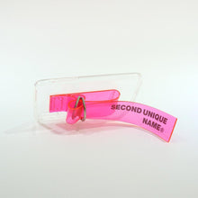 이미지를 갤러리 뷰어에 로드 , SECOND UNIQUE NAME Sun Case Pvc Clear Neon pink
