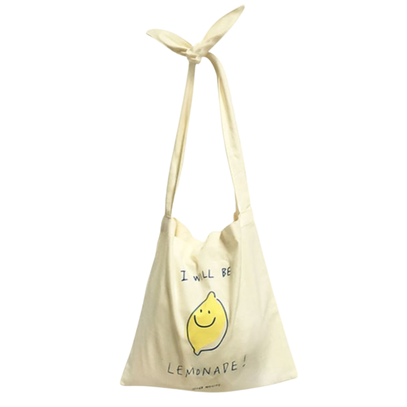 SECOND MORNING Eco Bag Lemonade