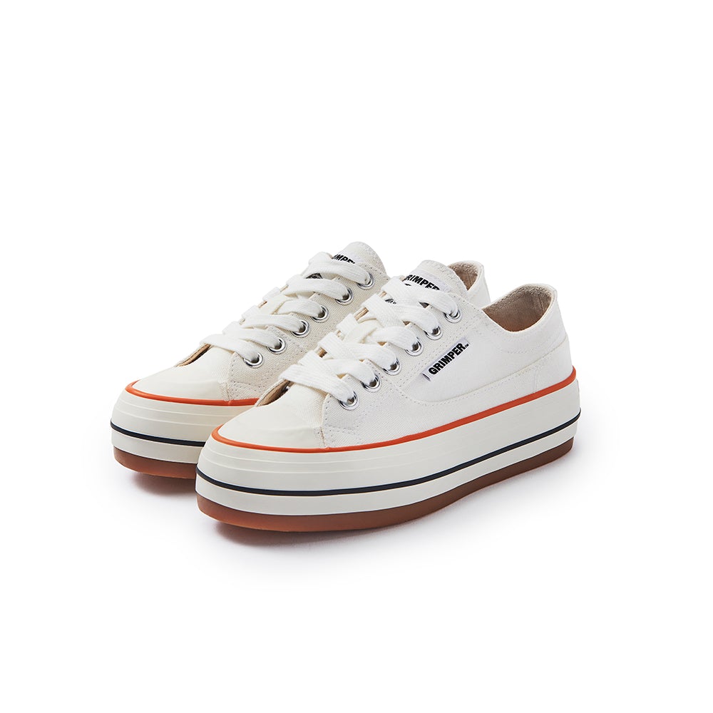 GRIMPER Porcanevas Canvas Sneakers White