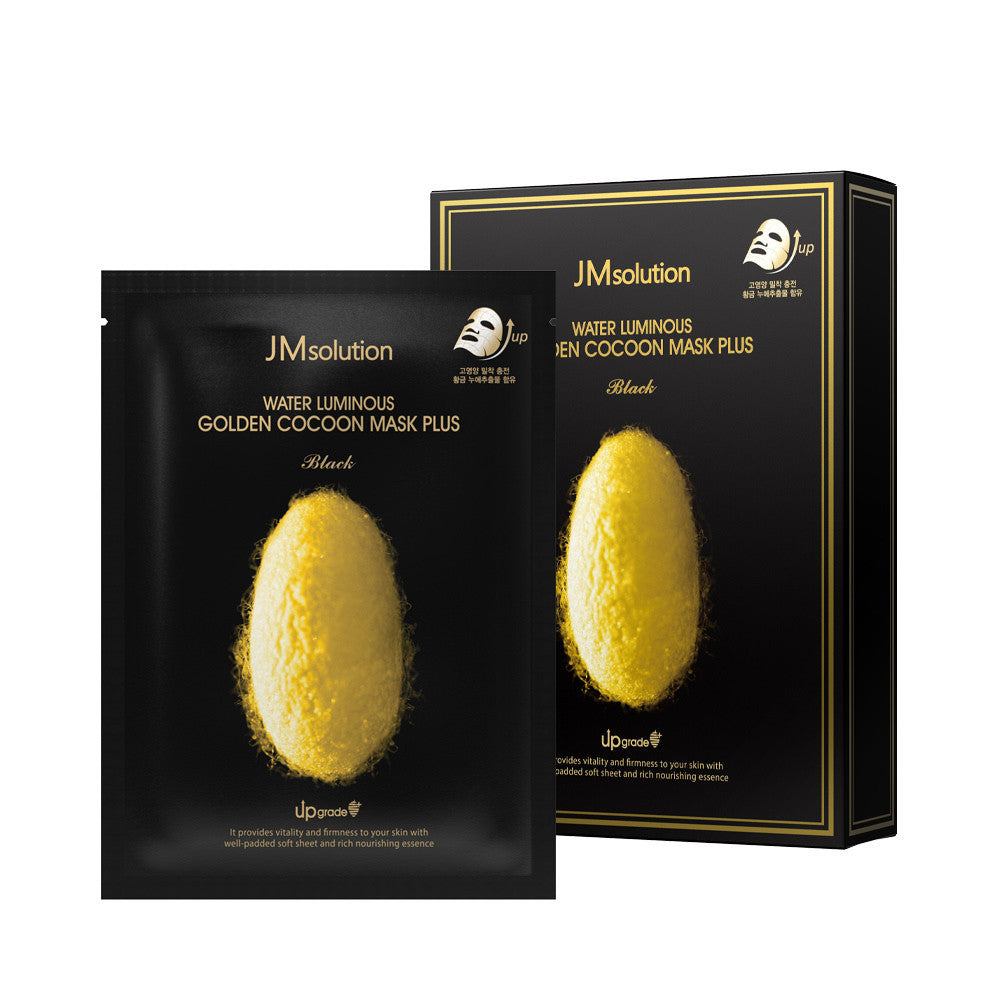 JM SOLUTION Water Luminous Golden Cocoon Mask Plus (1 Box of 10 Sheets)