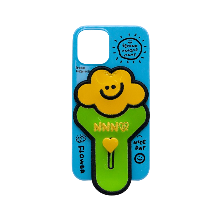 SECOND UNIQUE NAME Sun Case Flower Patch Sky Blue