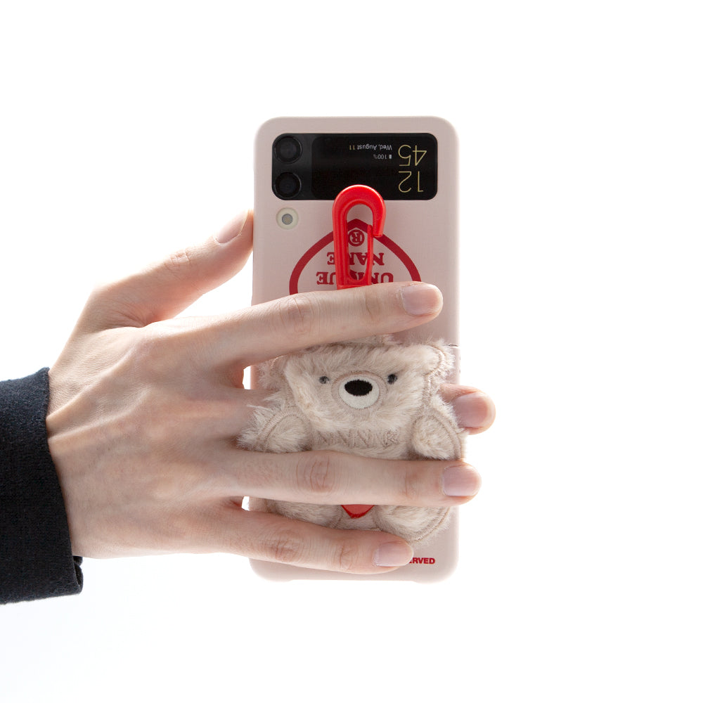 【限定数量】 SECOND UNIQUE NAME SUN CASE PATCH FUR BEAR SECOND UNIQUE NAME Sun Case Animal Patch Bear – NOTAG GLOBAL