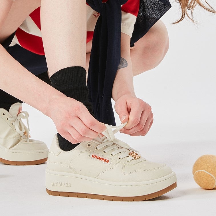 GRIMPER Pretzel Stick🥨Sneakers Beige – NOTAG GLOBAL