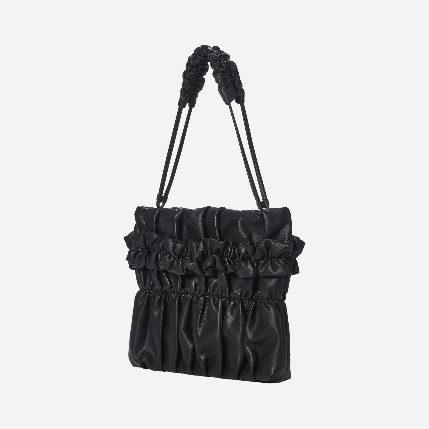 【KWANI】Tate Ruched Bag KWANI Tate Ruched Bag Small Black – NOTAG GLOBAL